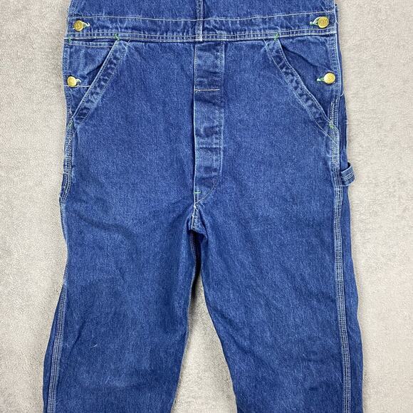Key Imperial Overalls Mens Large Denim Workwear Made USA 90s Chorecore - Picture 3 of 12